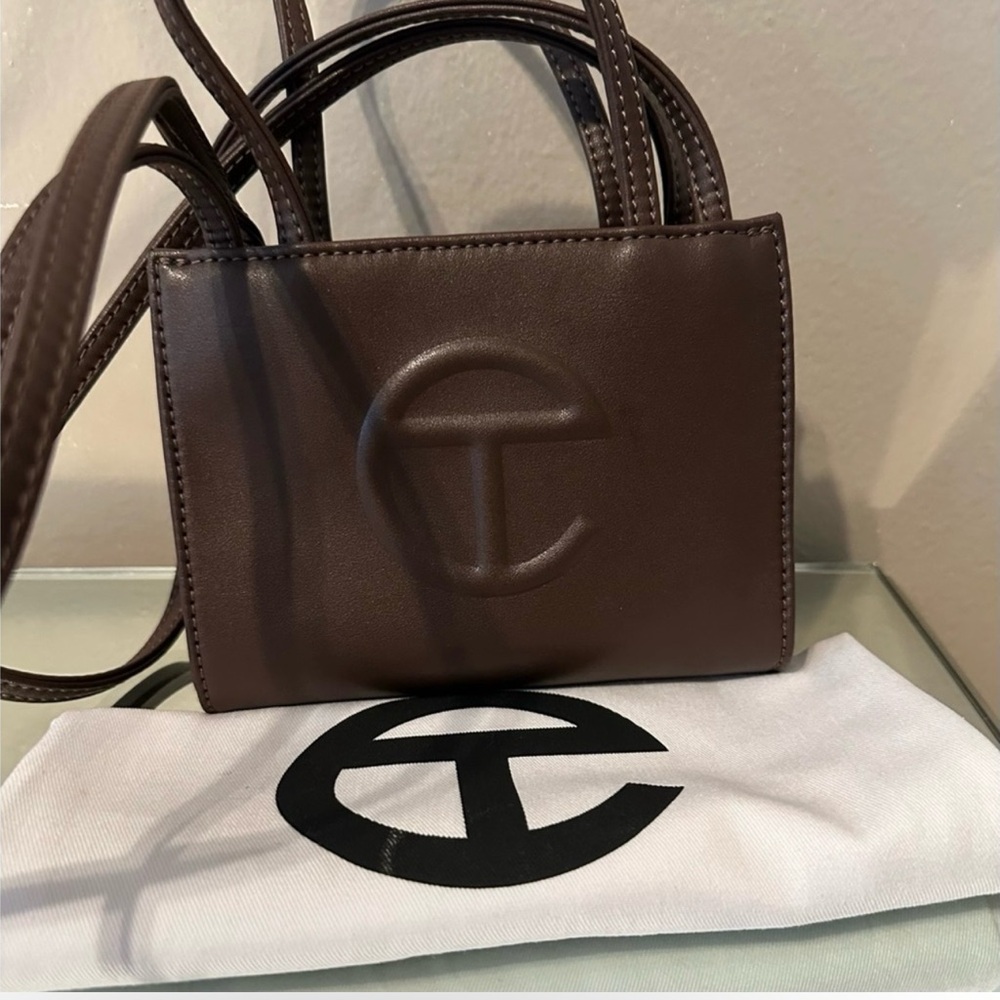 TELFAR Small Shopping Bag - Chocolate